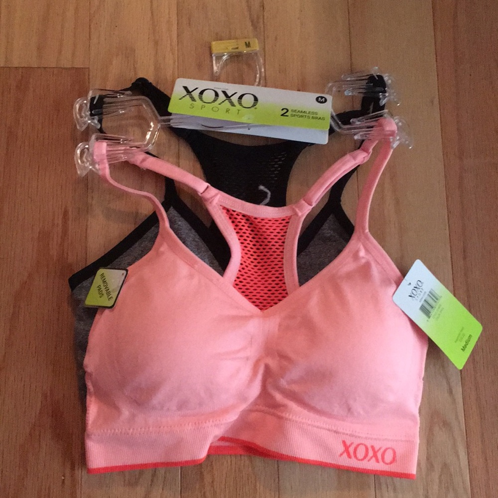2 Brand New XOXO sports bras!